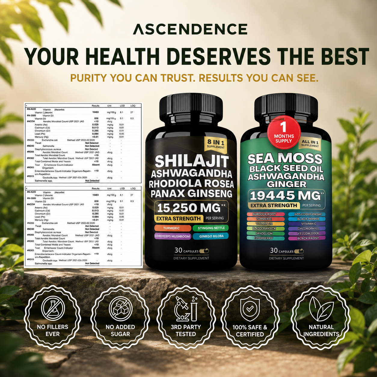 Ascendence 16-in-1 Sea Moss Formula